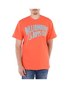 Billionaire Boys Club Men's Hot Coral BB Cracked Arch Short Sleeve T-Shirt