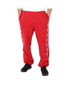 Billionaire Boys Club Men's Red Red Cones & Bones Repeat Print Sweatpants, Size X-Large