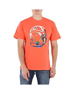 Billionaire Boys Men's Hot Coral BB Helmet Print Short-Sleeve T-Shirt