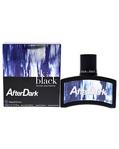 Black Is Black After Dark by Nuparfums for Men - 3.4 oz EDT Spray