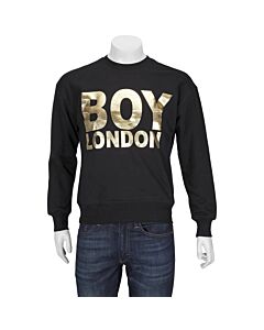Boy London Men's Black Logo Sweatshirt, Brand Size X-Small