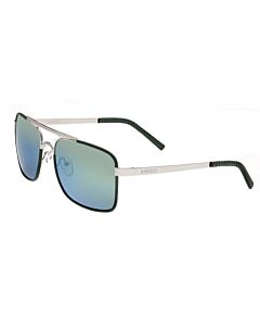 Breed Draco 56 mm Silver Sunglasses