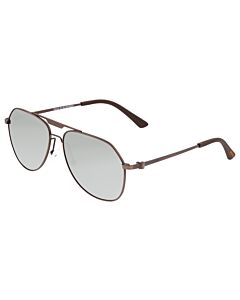 Breed Mount 58 mm Brown Sunglasses
