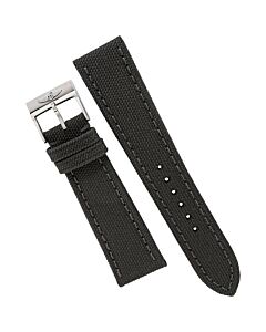 Breitling Antharacite Canvas Black Watch Band