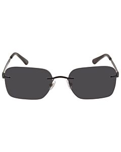 Brooks Brothers 56 mm Matte Black Sunglasses