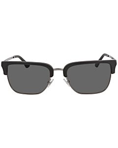 Brooks Brothers 57 mm Matte Black Sunglasses