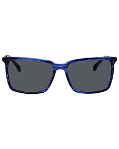 Brooks Brothers 58 mm Navy Horn Sunglasses