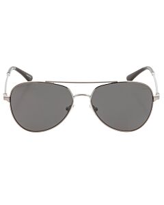 Brooks Brothers 58 mm Shiny Gunmetal Sunglasses