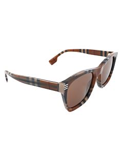 Burberry 52 mm Brown Check Sunglasses