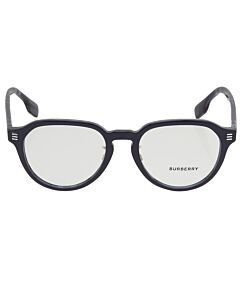 Burberry Archie 52 mm Top Blue on Navy Check Eyeglass Frames