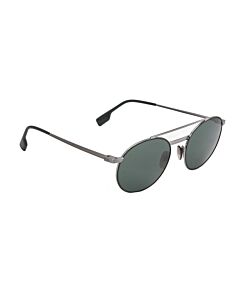 Burberry 53 mm Gunmetal Matte Green Sunglasses