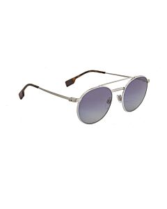 Burberry 53 mm Silver Matte White Sunglasses