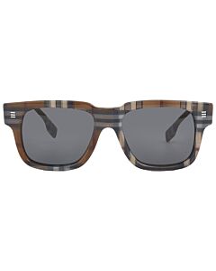 Burberry 54 mm Check Brown Sunglasses