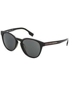 Burberry 54 mm Top Opaline Gray on Black Sunglasses