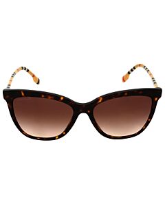 Burberry 56 mm Dark Havana Sunglasses