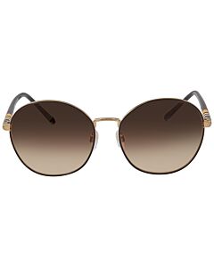 Burberry 56 mm Light Gold Sunglasses