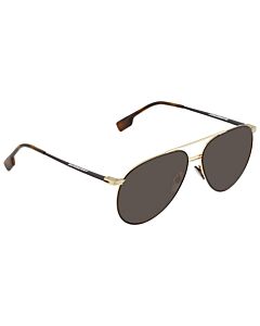 Burberry 60 mm Gold/Matte Black Sunglasses