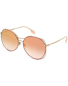 Burberry 60 mm Light Gold/Pink Sunglasses