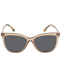 Burberry Clare 56 mm Transparent Brown Sunglasses