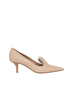 Burberry Cool Beige Glenavy 55 Two-Tone Point-Toe Pumps, Brand Size 38 ( US Size 8 )