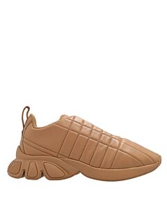 Burberry Dark Biscuit Classic Quilted Leather Sneakers