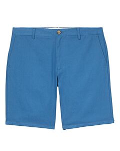 Burberry Dark Cerulean Blue Shibden Logo Applique Shorts, Brand Size 44 (Waist Size 29.5")