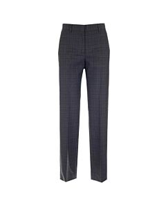 Burberry Dark Charcoal Check Lottie Tailored Trousers
