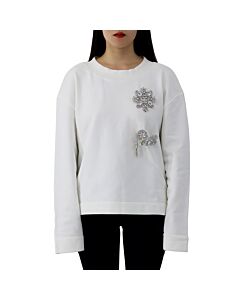 Burberry Embellished Cotton-jersey Sweatshirt