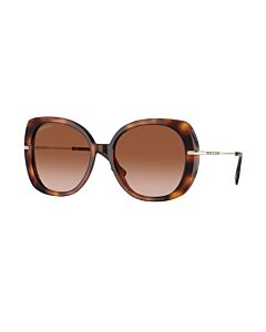 Burberry Eugenie 55 mm Light Havana Sunglasses