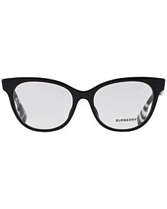 Burberry Evelyn 53 mm Black/Check Eyeglass Frames