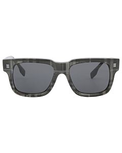 Burberry Hayden 54 mm Charcoal Check Sunglasses
