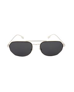 Burberry Henry 57 mm Silver Sunglasses
