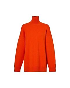 Burberry Ladies Cashmere-Blend Monogram Motif Furnel Neck Sweater, Size X-Large