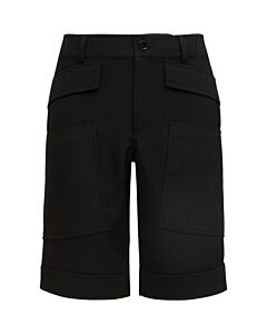 Burberry Men's Black Bermuda Wool Shorts