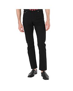 Burberry Men's Black Straight-fit Jeans