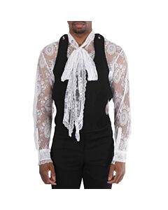 Burberry Men's Black Wool Waistcoat, Brand Size 52 (US Size 42)