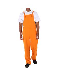 Burberry Men's Deep Orange Dungarees Jumpsuit, Brand Size 50 (US Size 40)