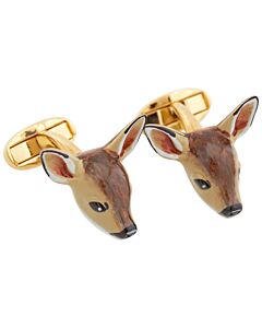 Burberry Men's Deer Hand-Painted Cufflinks