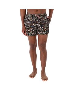 Burberry Men's Greenford Floral Print Nylon Swim Shorts