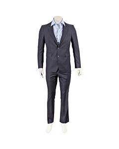Burberry Men's Navy Shacklewell Slim Fit Tailored Suit