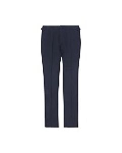 Burberry Men's Navy Tailored Trousers