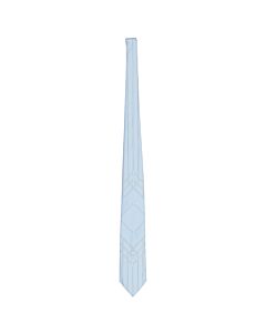 Burberry Men's Pale Blue Micro-Pattern Neck Tie
