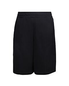 Burberry Men's Phelix Black Logo-Embossed Track Shorts, Size Small