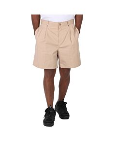 Burberry Men's Soft Fawn Chino Cotton Shorts