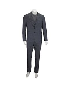 Burberry Men's Soho Fit Linen Wool Three-piece Suit