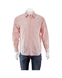 Burberry Men's Stockler Striped Long-sleeve Shirt