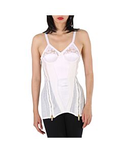 Burberry Optic White Lace Corset Top