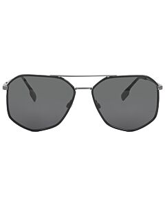 Burberry Ozwald 58 mm Ruthenium/Black Sunglasses
