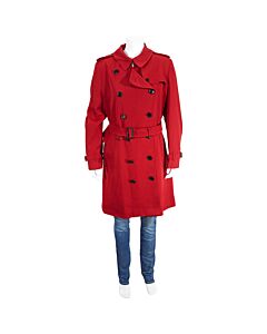 Burberry Parade Red The Mid-length Kensington Trench Coat