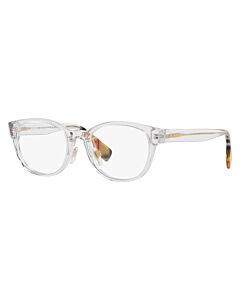 Burberry Peyton 51 mm Transparent Eyeglass Frames